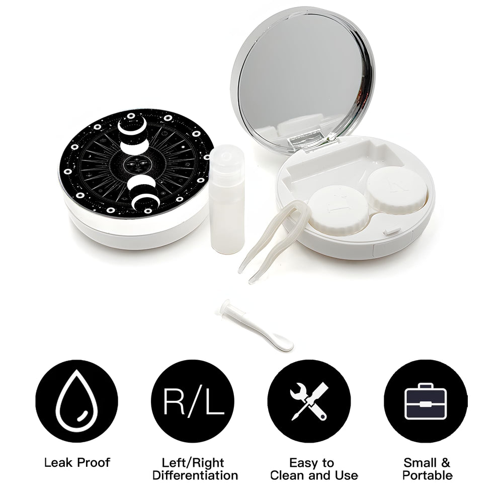 Tweezer and remover stick included in the compact kit
