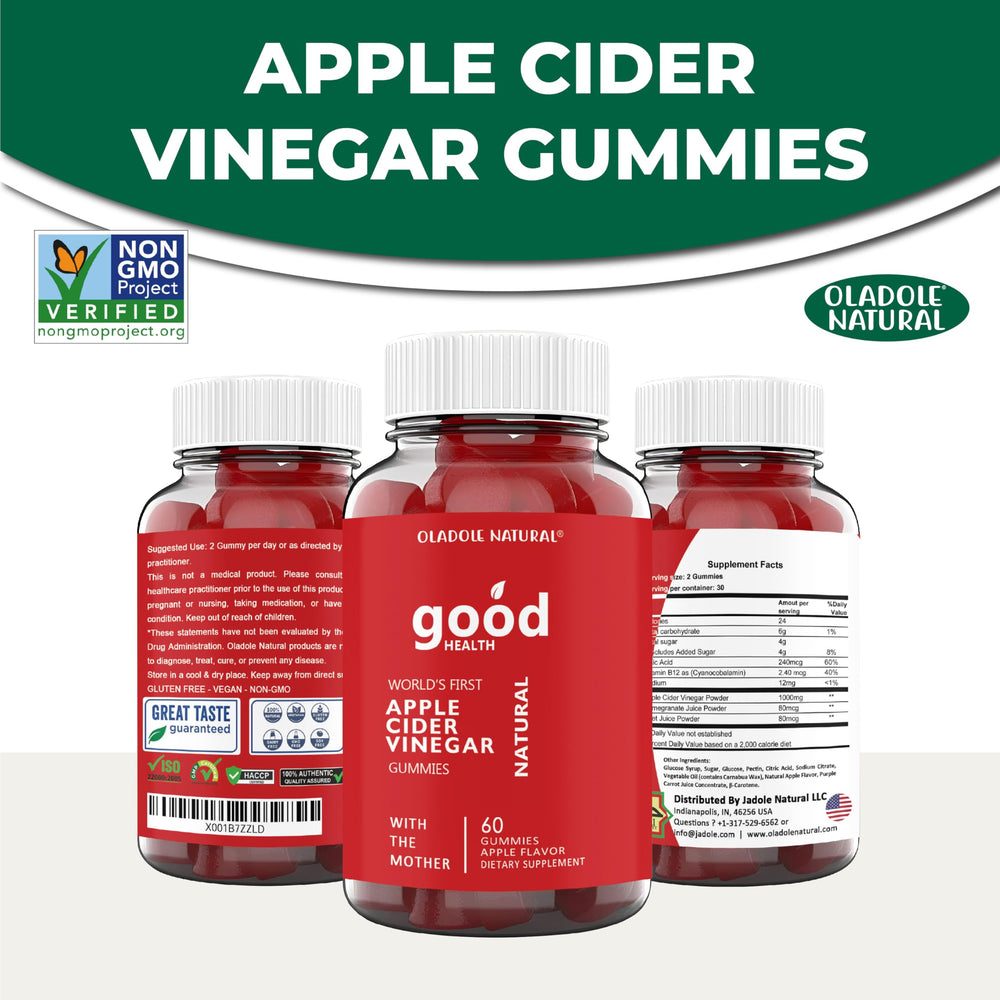 Vegan ACV gummies enriched with B12 and B9