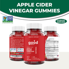 Vegan ACV gummies enriched with B12 and B9