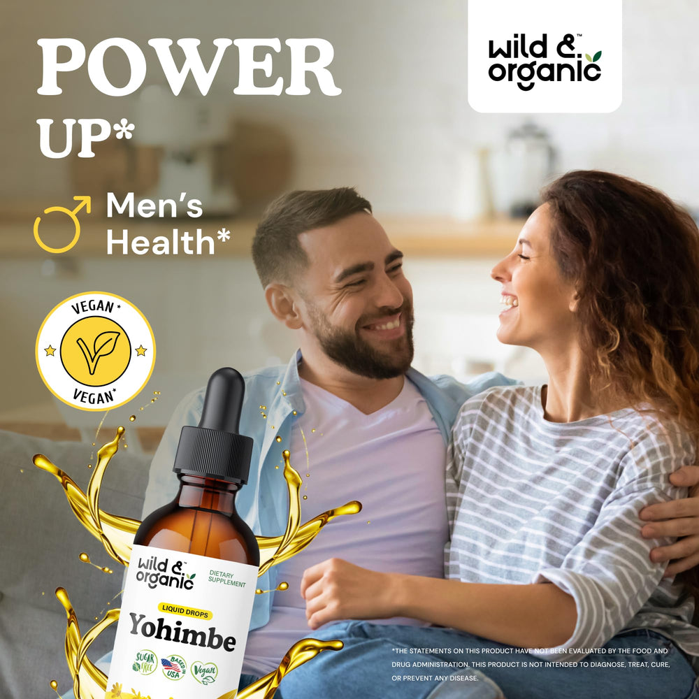 Vegan, alcohol-free Yohimbe drops ingredients