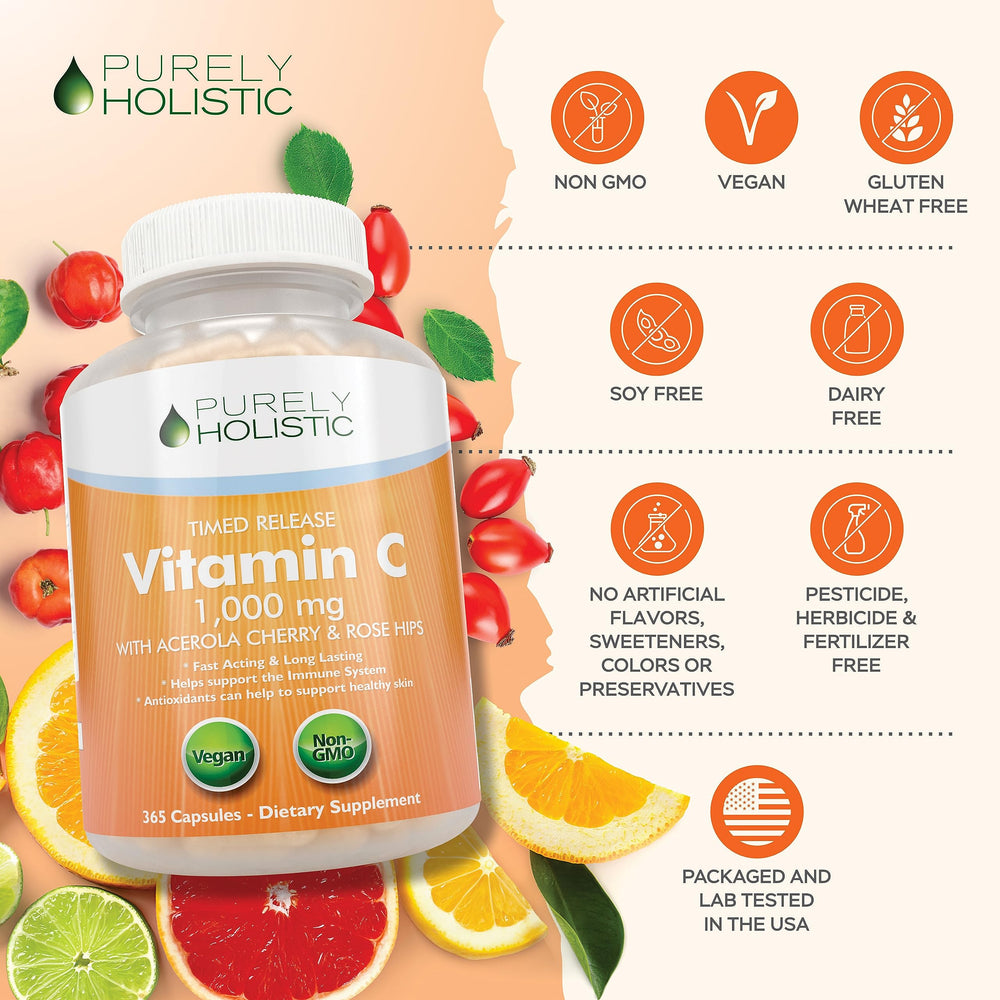 Vegan capsules for Vitamin C supplement