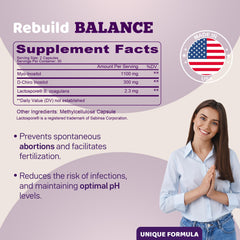 Vegan capsules representing a 30-day supply