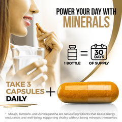 Vegan capsules with fulvic acid