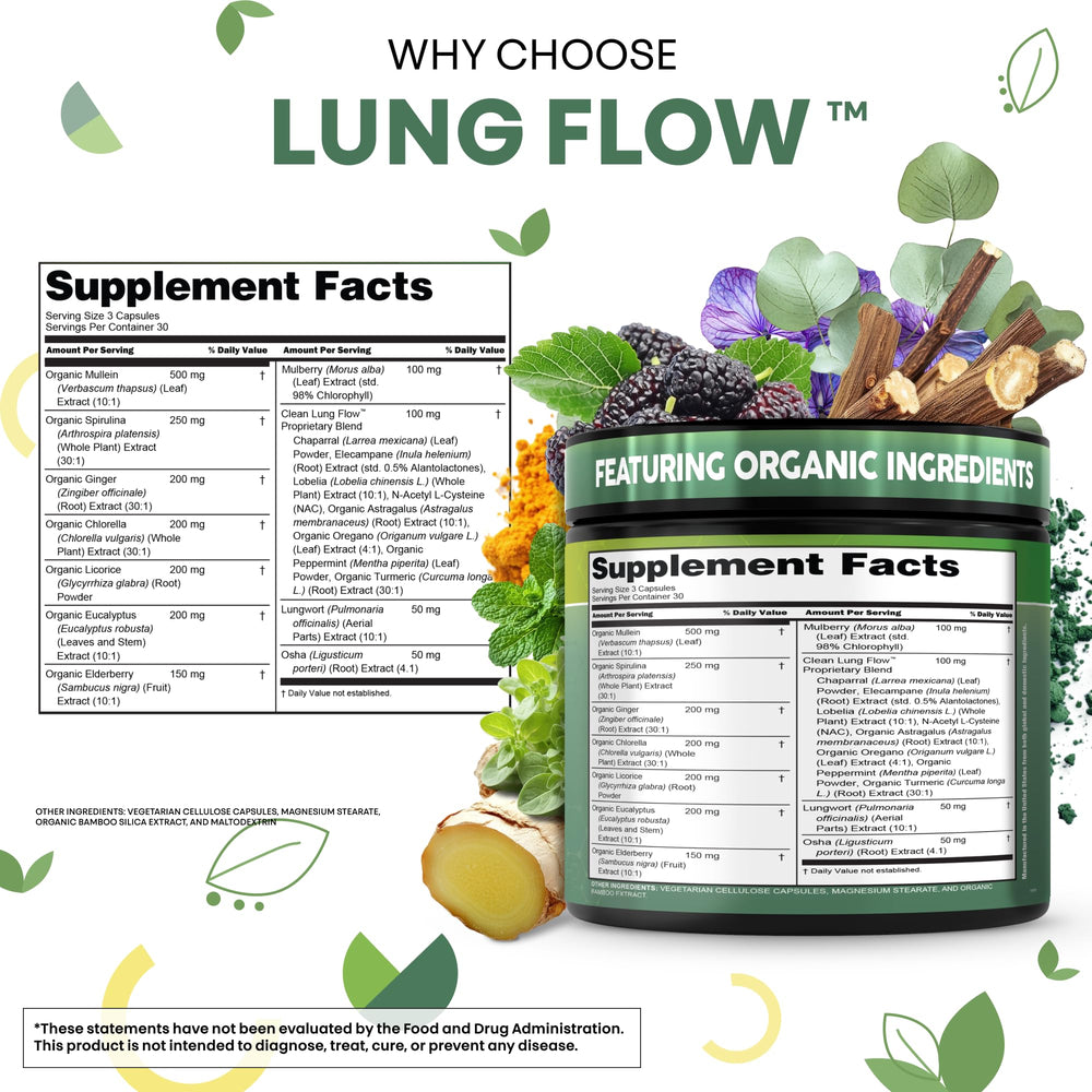 Vegan capsules containing mullein leaf extract