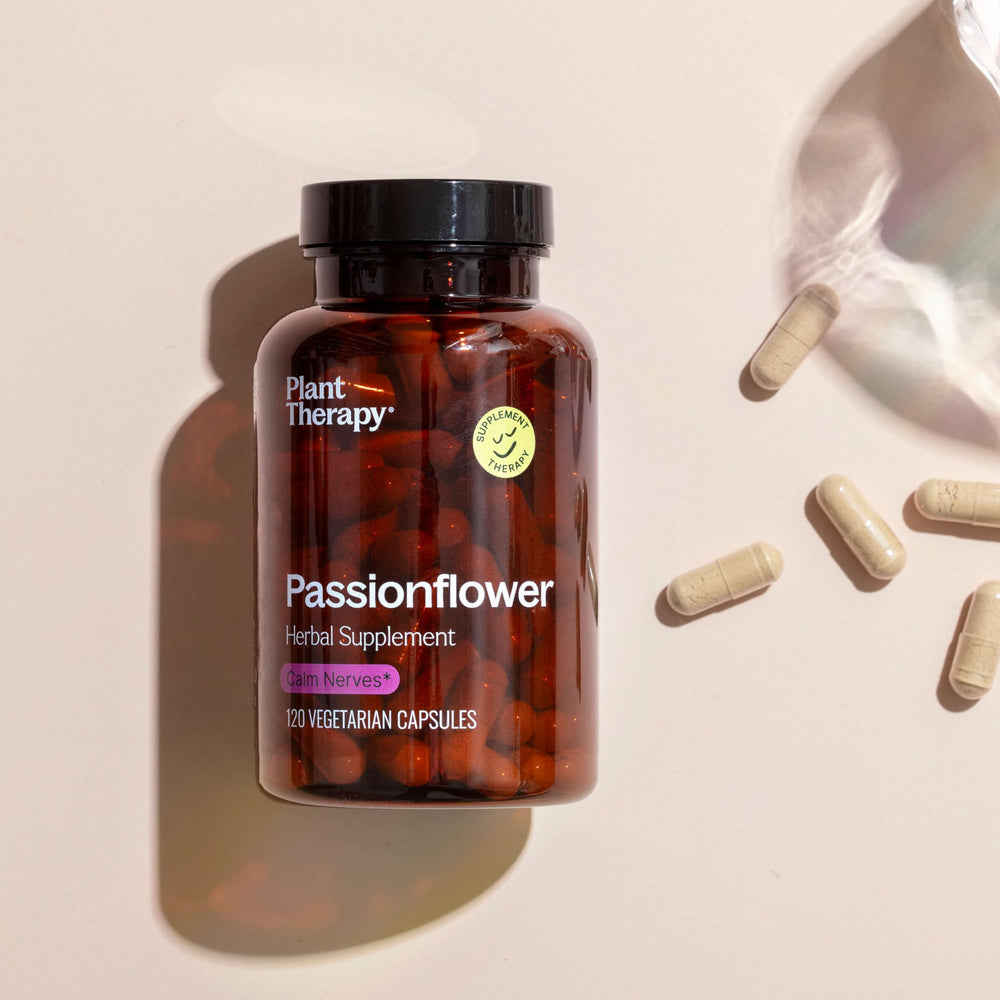 Vegan vegetarian capsules containing passion flower extract