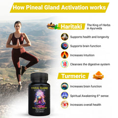 Vegan capsules of Pineal Gland Activation Supplement