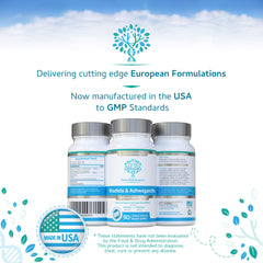 Vegan capsules of Rhodiola and Ashwagandha