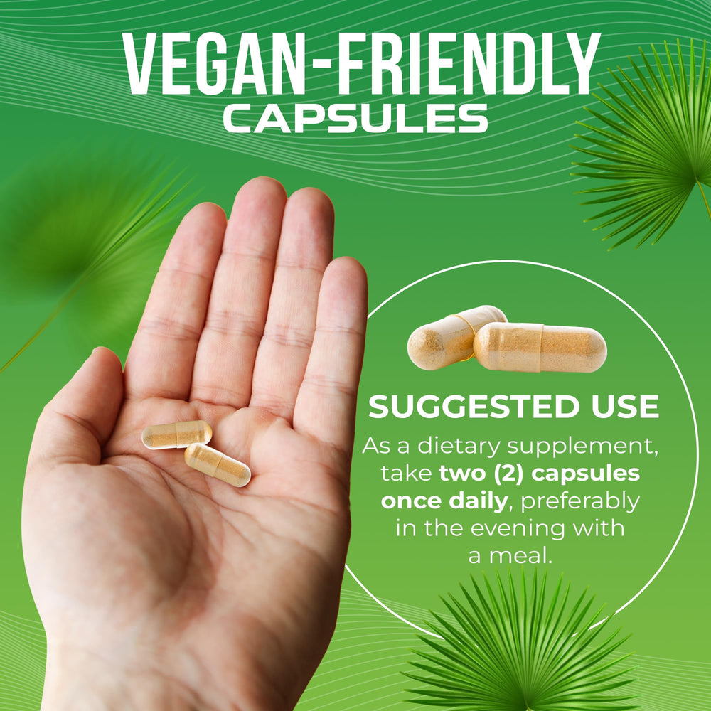 Vegan capsules of Saw Palmetto