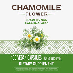 Vegan capsules used in Nature's Way Chamomile Flower