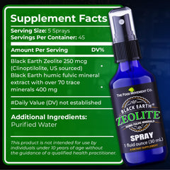 Vegan certified zeolite spray product