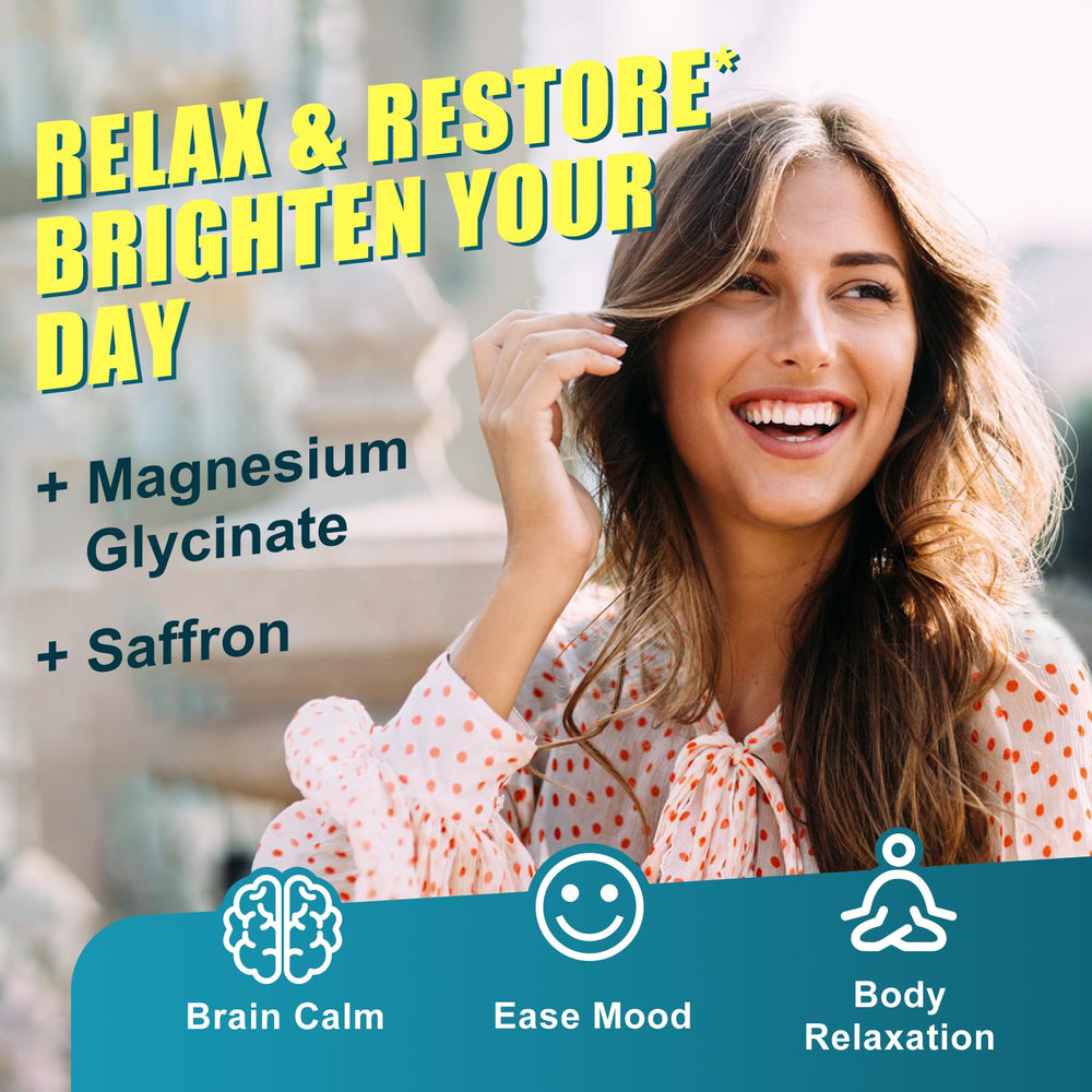 Vegan, sugar-free magnesium glycinate gummies 120-count bottle