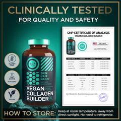 Hyaluronic acid and minerals illustrated on the supplement label