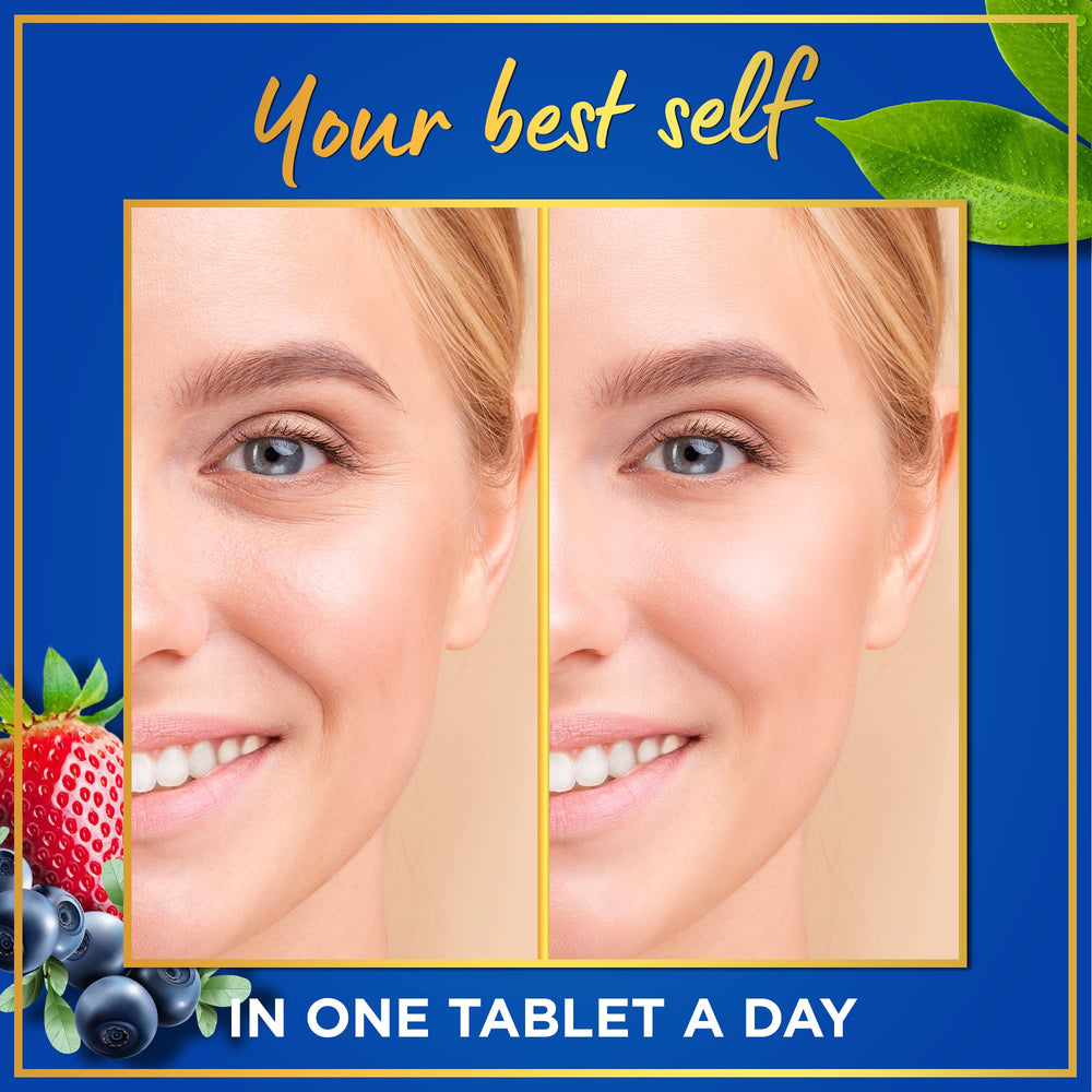 Vegan collagen supplement for women and men – plant-based tablets