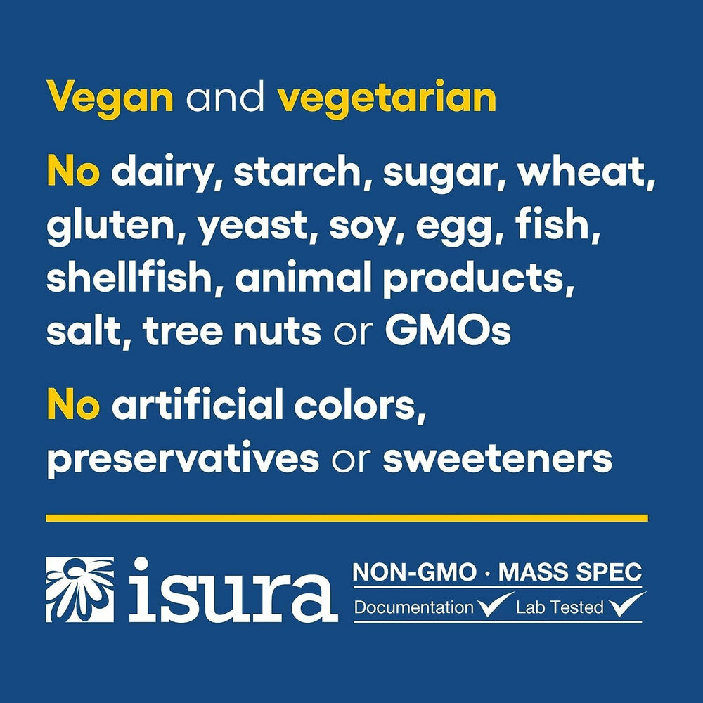 Vegan dietary supplement labeling on bottle