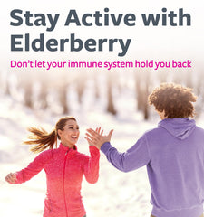 Illustration of vegan elderberry supplement highlighting immune benefits