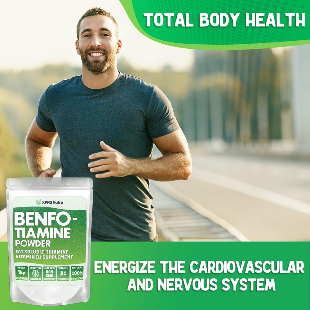 Vegan-friendly Benfotiamine supplement bottle