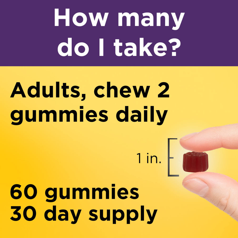 Vegan-friendly elderberry gummies made with pectin for vegetarians.