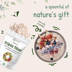 Vegan-friendly organic fiber powder