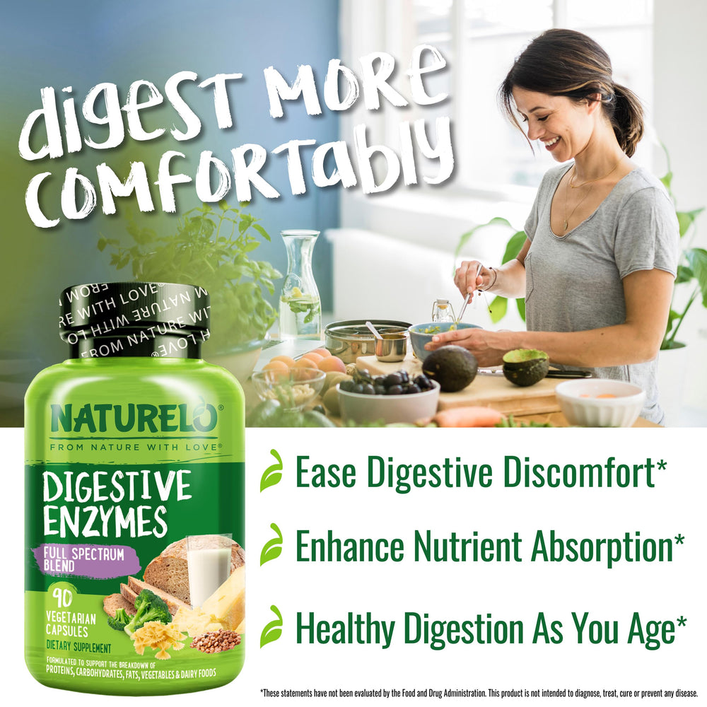 Vegan-friendly digestive enzymes ingredients