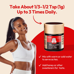 Vegan-friendly red ginseng paste packaging