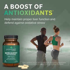 Vegan and gluten-free bergamot supplement label