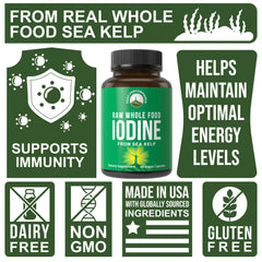 Vegan gluten-free iodine supplement by Peak Performance