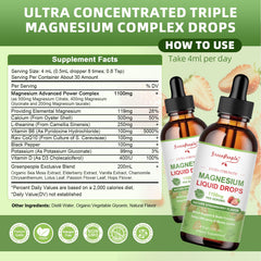 Vegan and gluten-free badge for magnesium drops