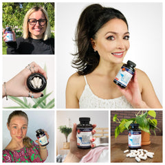 Vegan, gluten-free, non-GMO magnesium supplement packaging