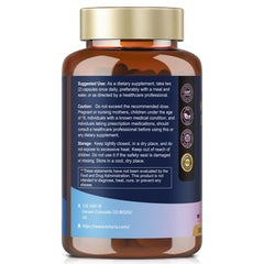 Vegan, gluten-free supplement packaging and labeling