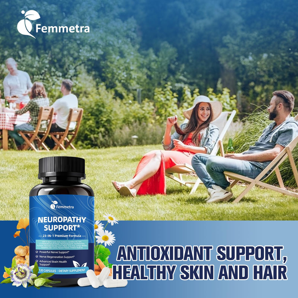 Vegan GMP-certified nerve support capsules