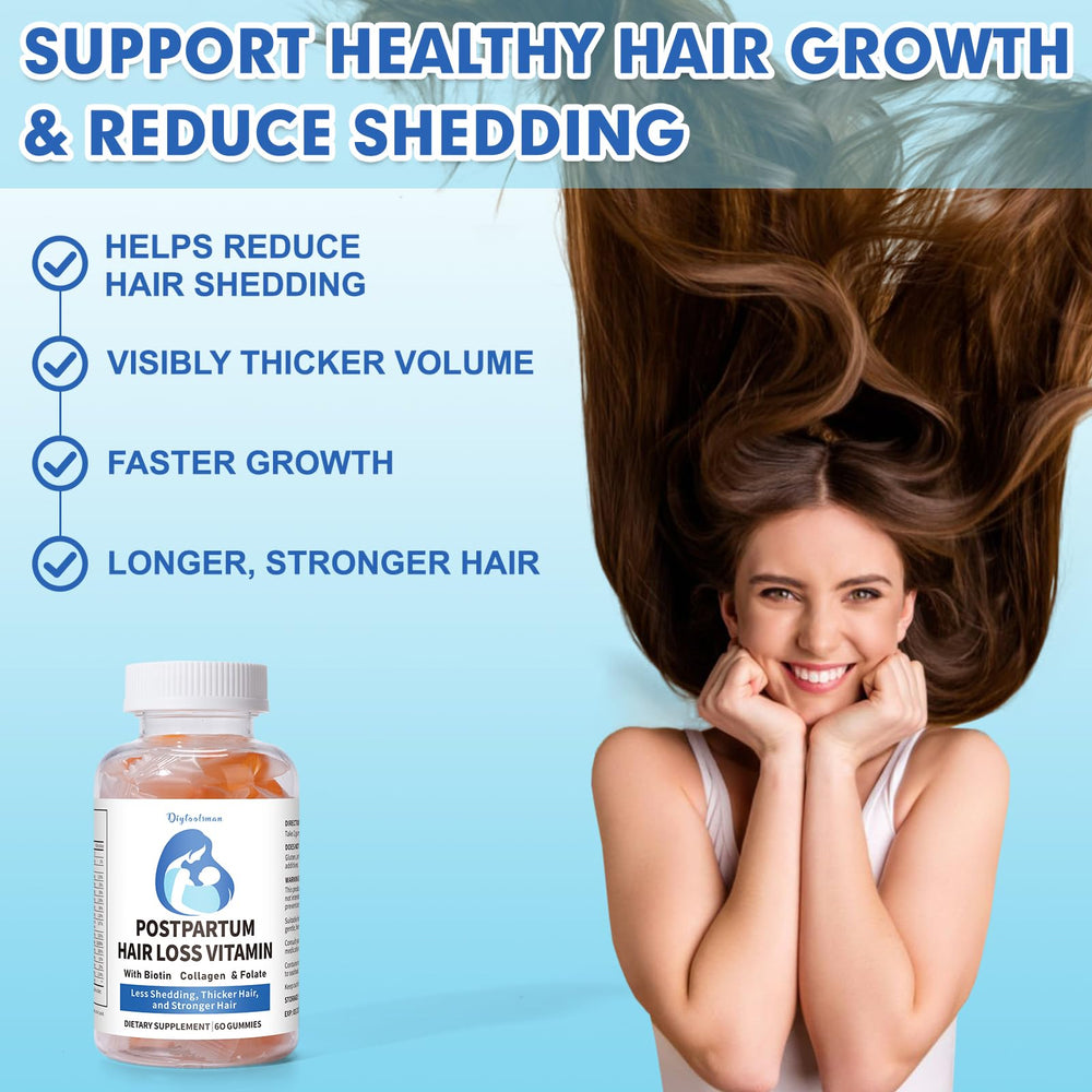 Close-up of vegan hair growth gummies