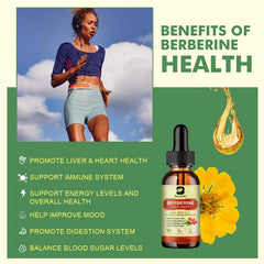 Natural vegan berberine supplement blend label