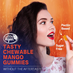 Quality guarantee label for vegan iron gummies