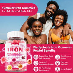 Vegan, non-GMO ingredients for iron gummies