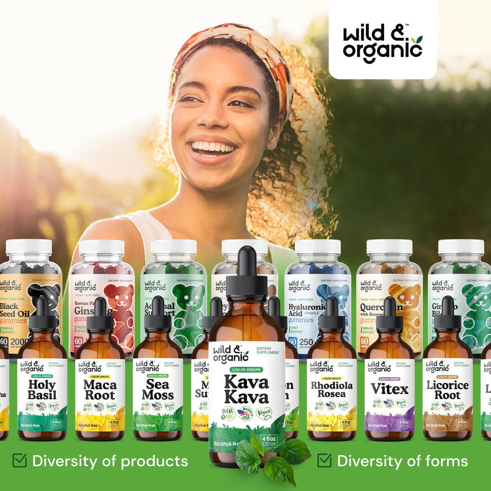 Close-up of vegan kava kava liquid extract