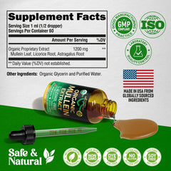 Vegan, Non-GMO, alcohol-free and sugar-free formula