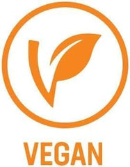 Vegan and Non-GMO certification icons
