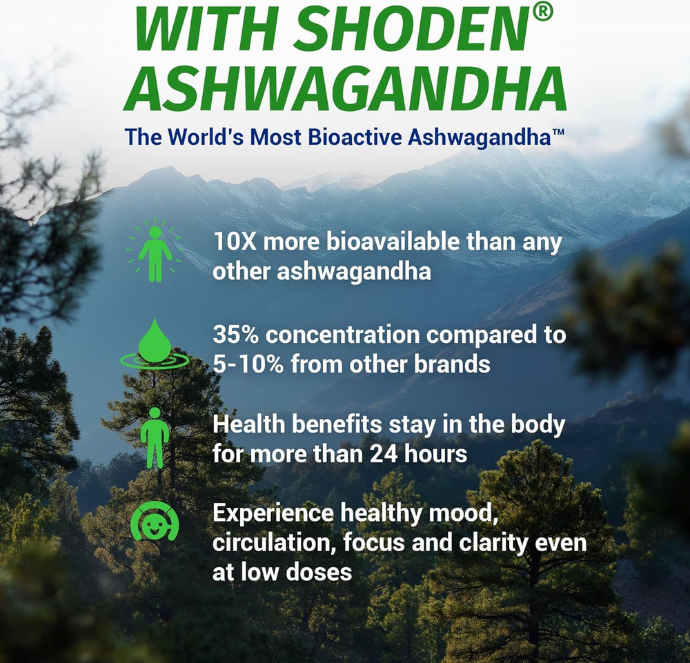 Vegan, non-GMO Ashwagandha capsules