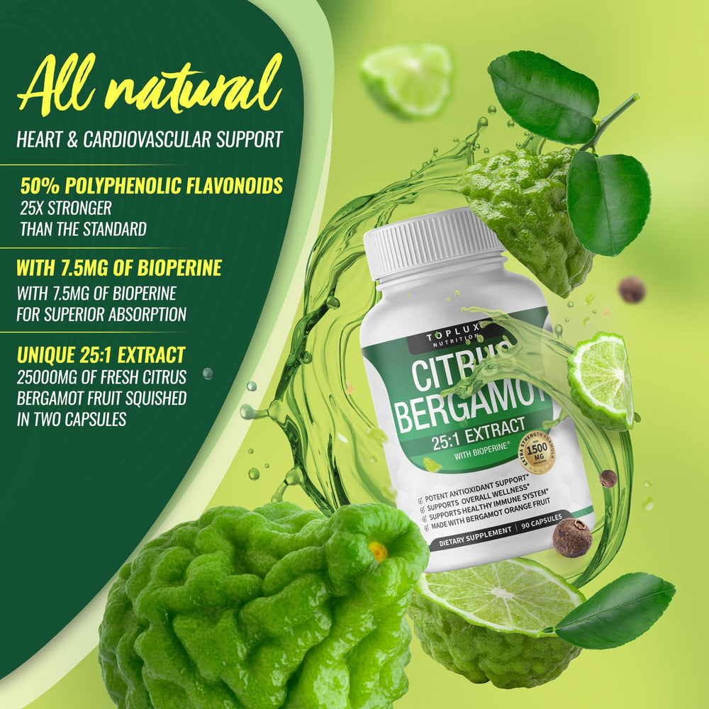 Vegan non-GMO Citrus Bergamot capsules
