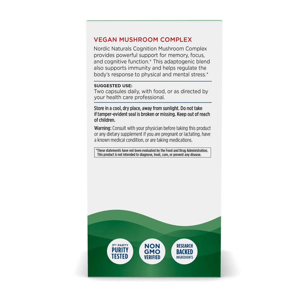 Vegan, Non-GMO cognitive supplement by Nordic Naturals