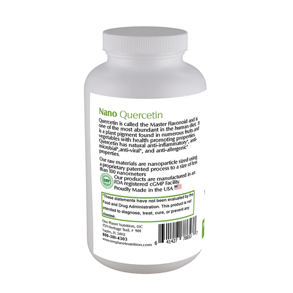 Vegan, non-GMO, gluten-free Quercetin capsules