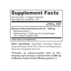 Vegan, Non-GMO, Gluten-free badges for the product