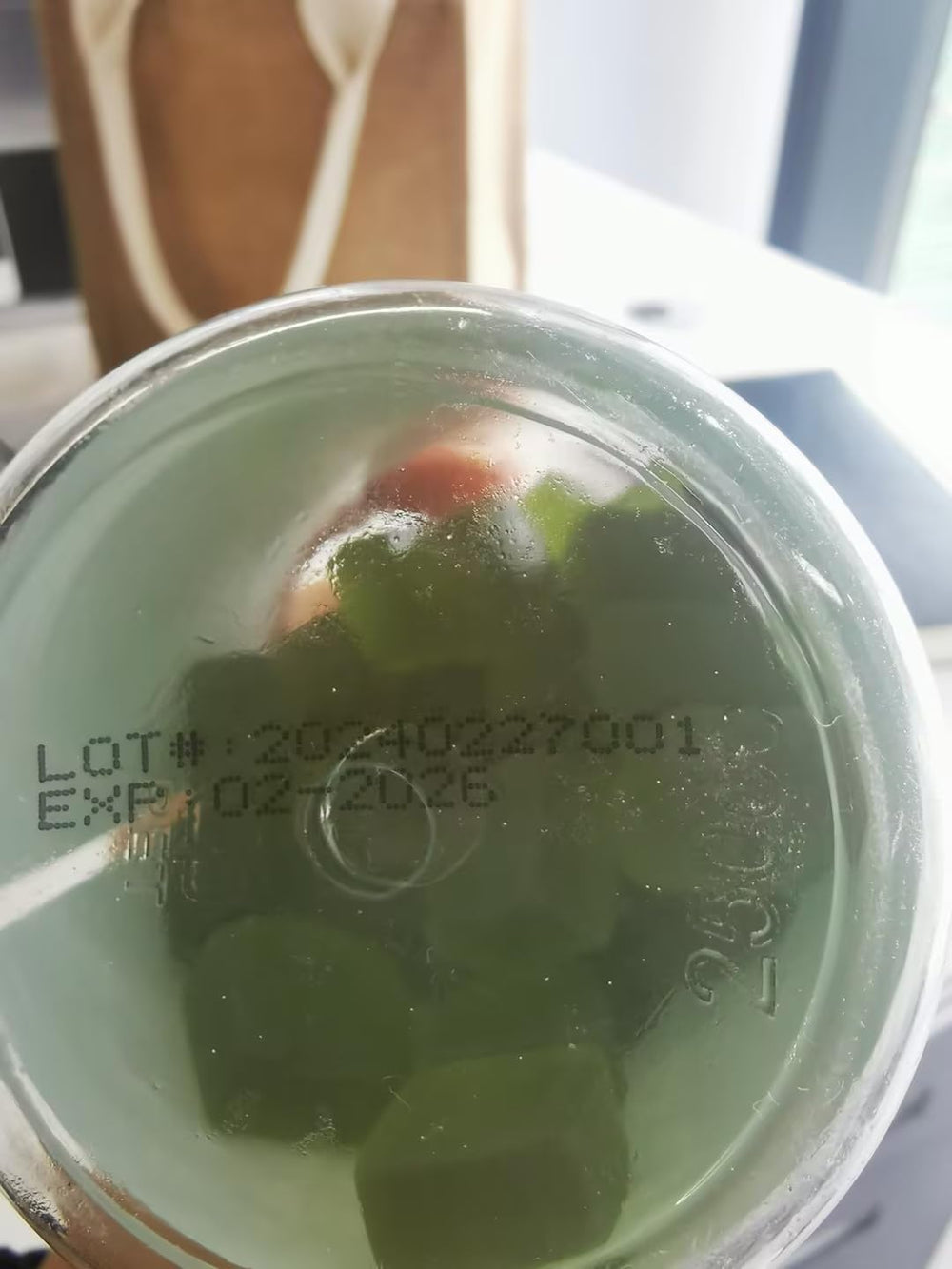 Vegan, non-GMO, gluten-free gummy