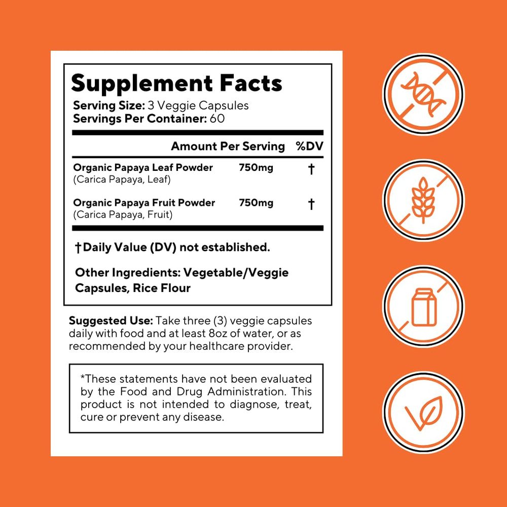 Vegan, non-GMO, gluten-free certification label