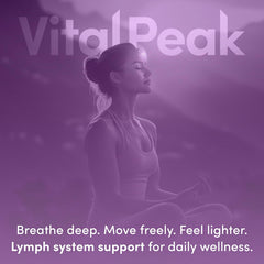 Vegan, non-GMO, gluten-free Lymph Peak supplement