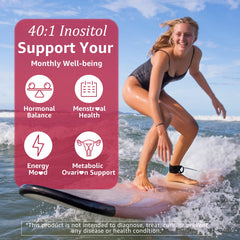 Vegan, non-GMO, gluten-free ovarian health supplement.