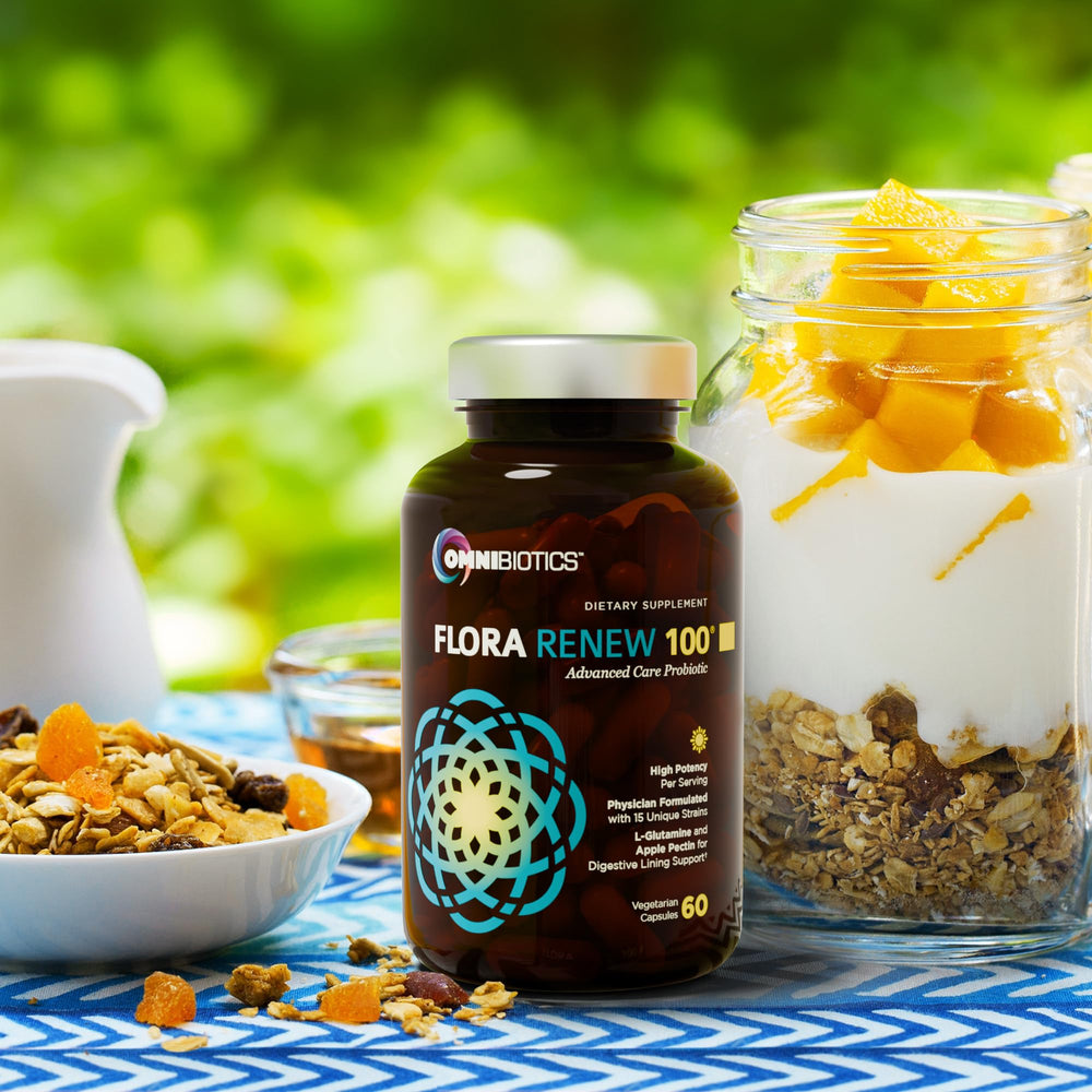 Vegan, non-GMO, gluten-free probiotic capsules