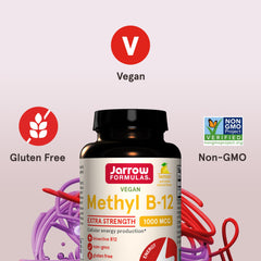 Vegan, non-GMO, gluten-free supplement label