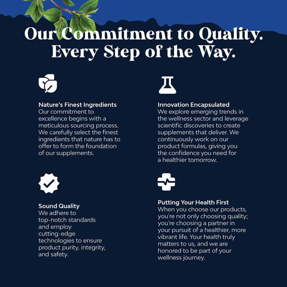 Vegan, non-GMO, third-party lab tested label