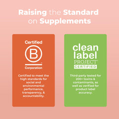 Vegan, non-GMO label on product packaging